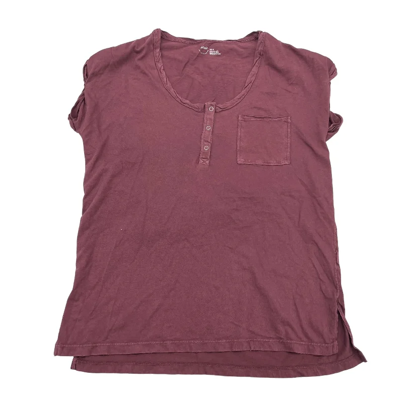 Shop and Save PURPLE AERIE TOP SS, Size XS