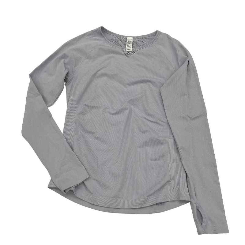 Buy Now PURPLE ATHLETIC TOP LS CREWNECK by OLD NAVY Size:M