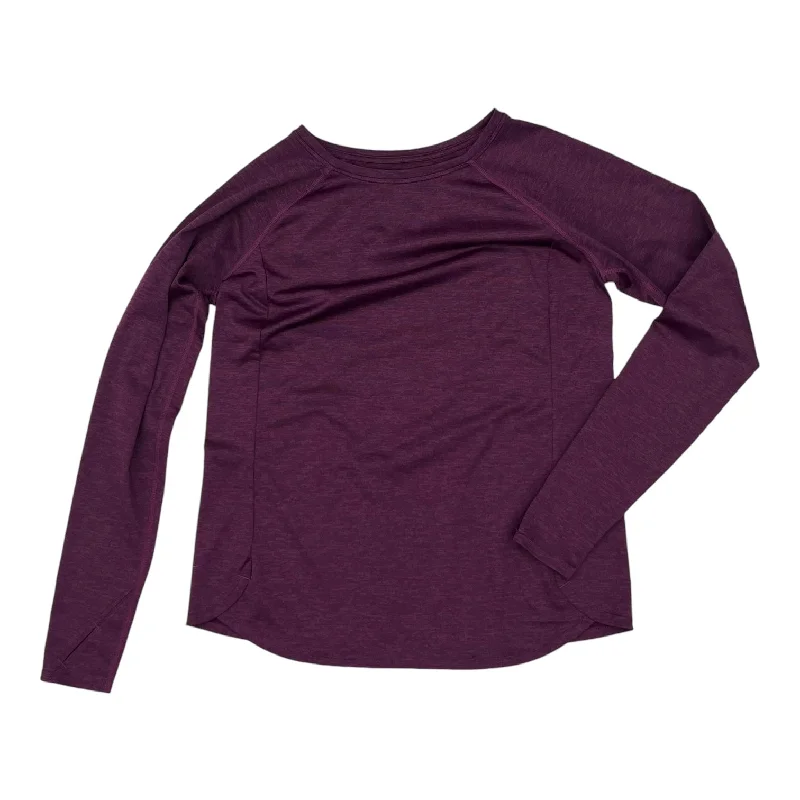 Referral Discount PURPLE ATHLETIC TOP LS CREWNECK by TEK GEAR Size:S