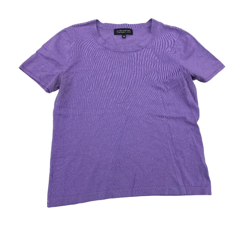 Deal Frenzy PURPLE JONES NEW YORK TOP SS, Size L