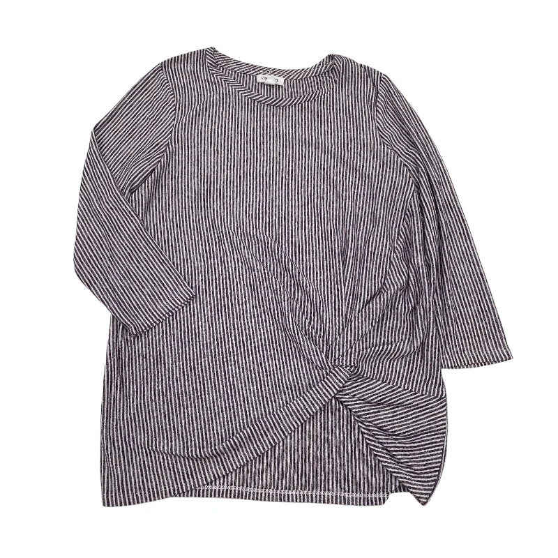 Price Cut PURPLE WESTPORT TOP 3/4 SLEEVE, Size XS