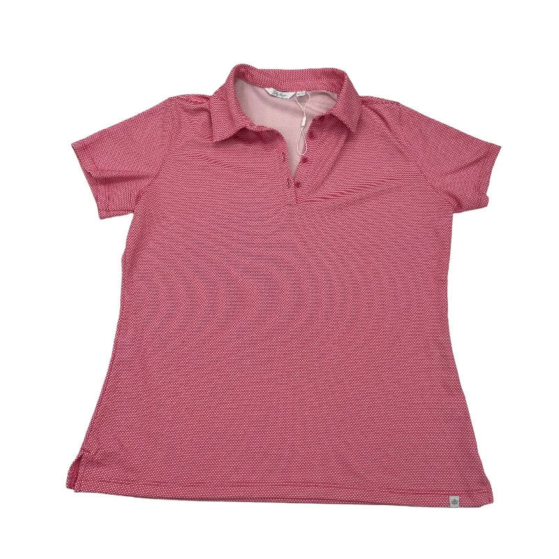 Act Now RED ATHLETIC TOP SS by LADY HAGEN Size:L