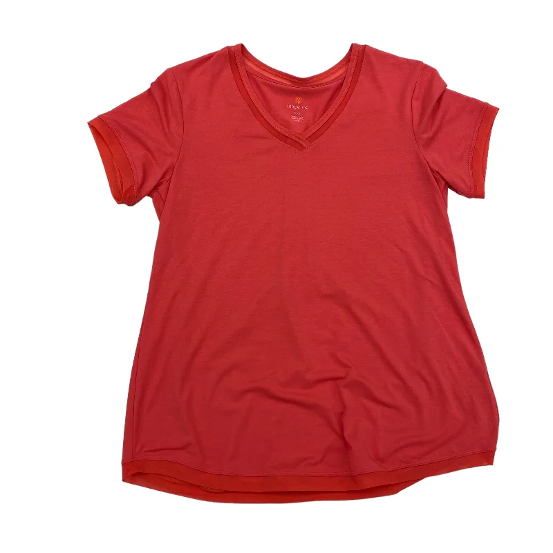 Amazing Deals RED ATHLETIC TOP SS by TANGERINE Size:M