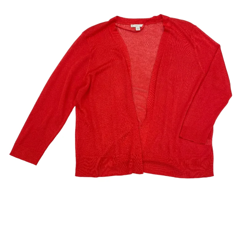 Price Drop RED CATO CARDIGAN, Size L
