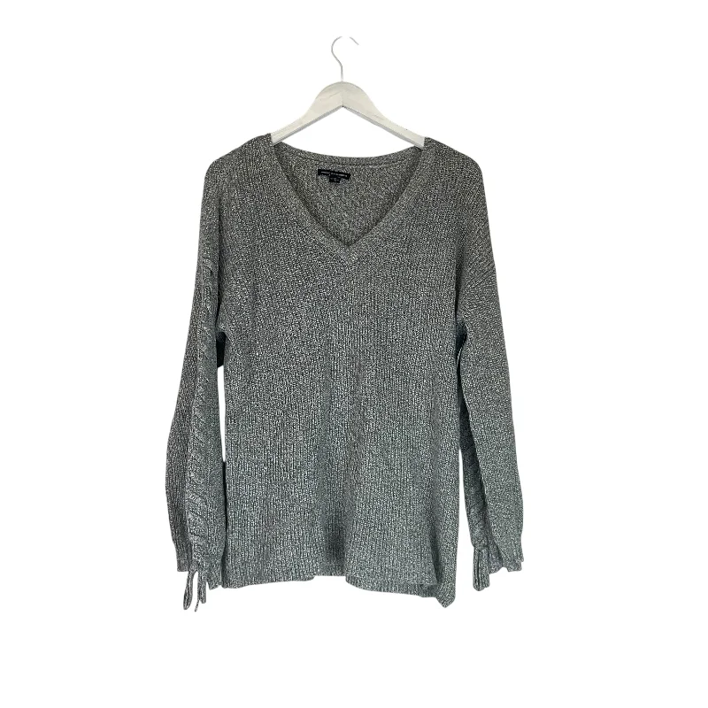 Final Clearance Sweater By American Eagle In Grey, Size: Xl