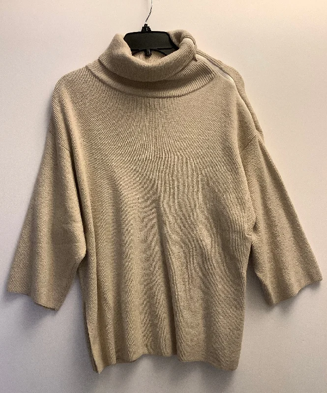 Take Advantage Sweater By Chicos In Tan, Size: M