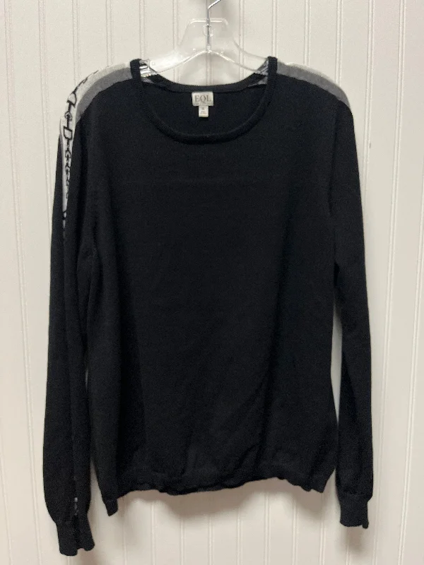 Referral Discount Sweater By Cmb In Black & White, Size: XL