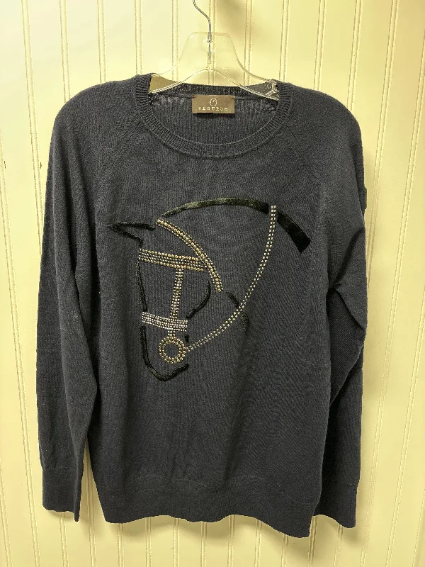 Limited Stock Sweater By Vesmur In Navy, Size: M