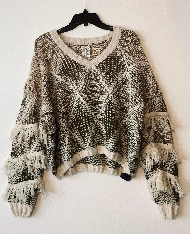 Sweater By Cmc In Cream, Size: S