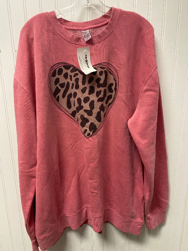 While Supplies Last Sweater By Cmc In Pink, Size: 2x