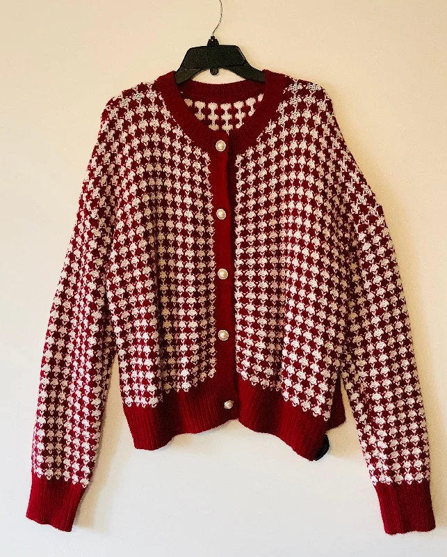 Sweater By Cme In Red, Size: 2x