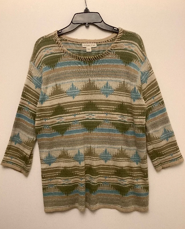 Time-Limited Offer Sweater By Coldwater Creek In Green, Size: L