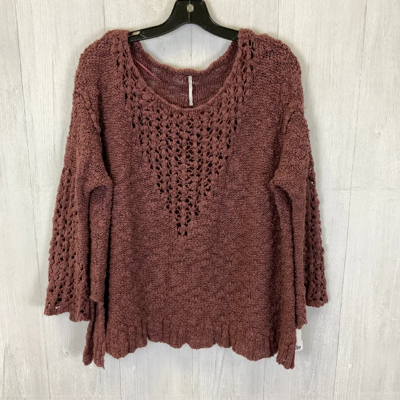 Sweater By Free People In Purple, Size: Xs