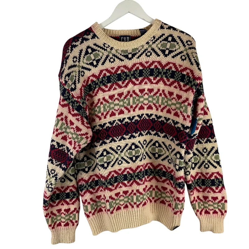 Discount Deals Sweater By Gap In Cream, Size: L