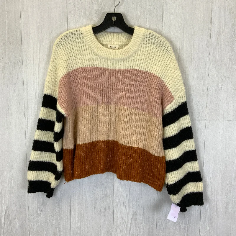 Super Sale Sweater By Harper In Pink & Tan, Size: S