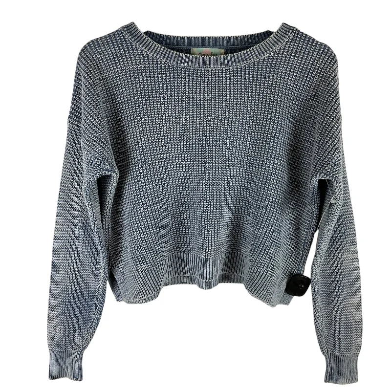 Instant Discount Sweater By Hippie Rose In Blue, Size: S