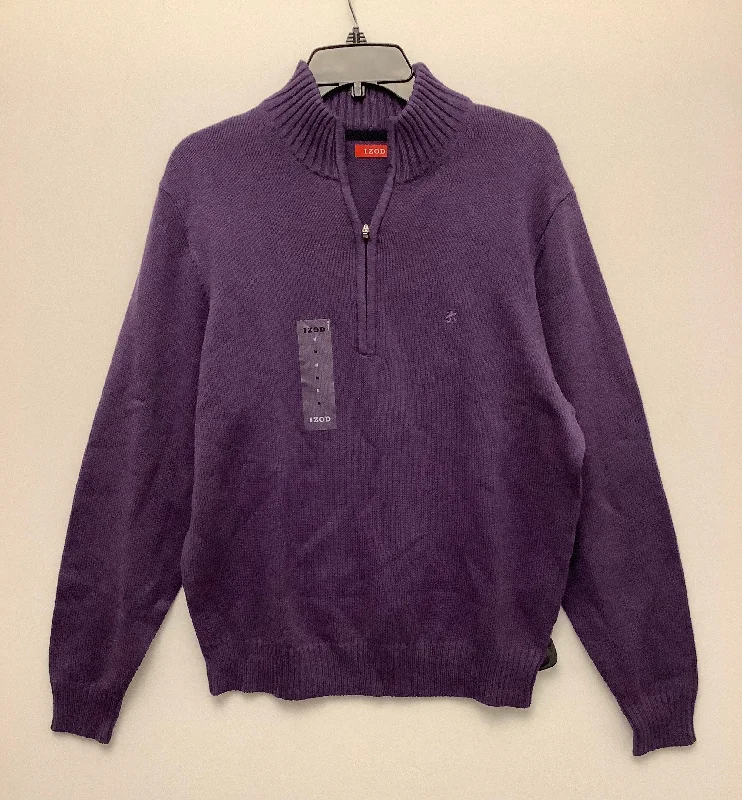 Don't Wait Sweater By Izod In Purple, Size: M