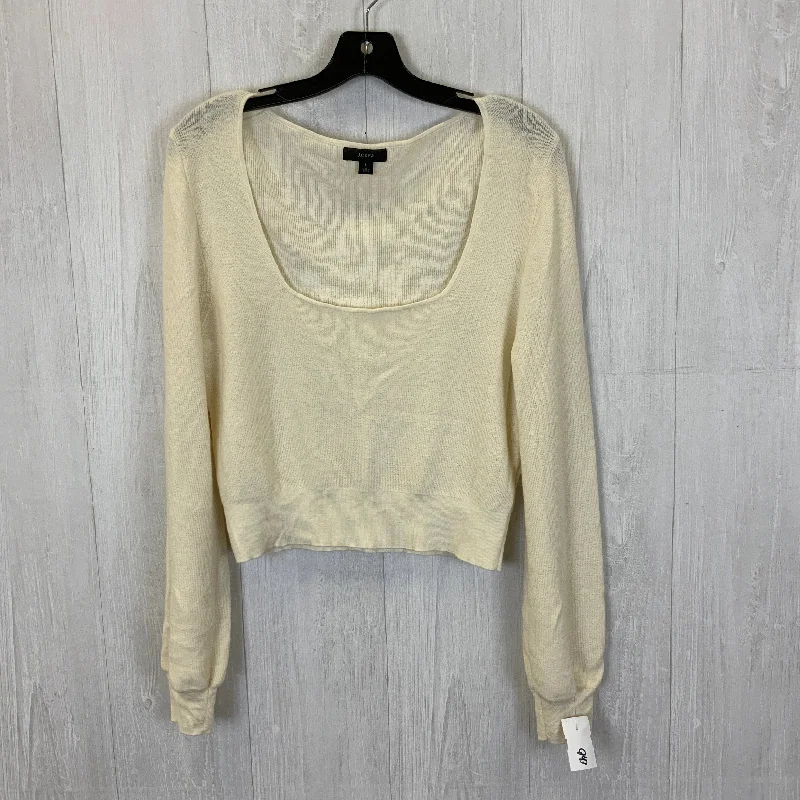 Instant Discount Sweater By J. Crew In Cream, Size: L