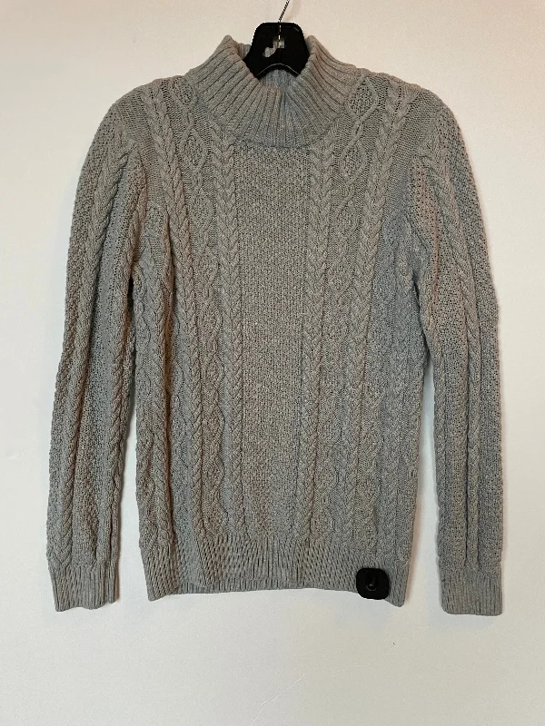 Sweater By Jeanne Pierre In Grey, Size: L