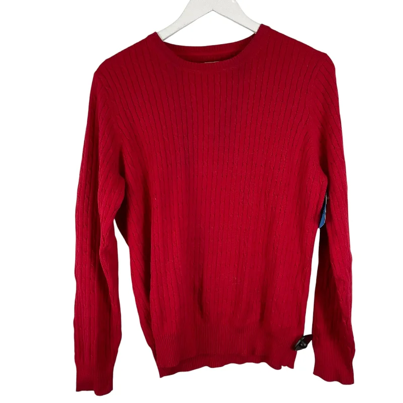 Deal Dash Sweater By Kim Rogers In Red, Size: L