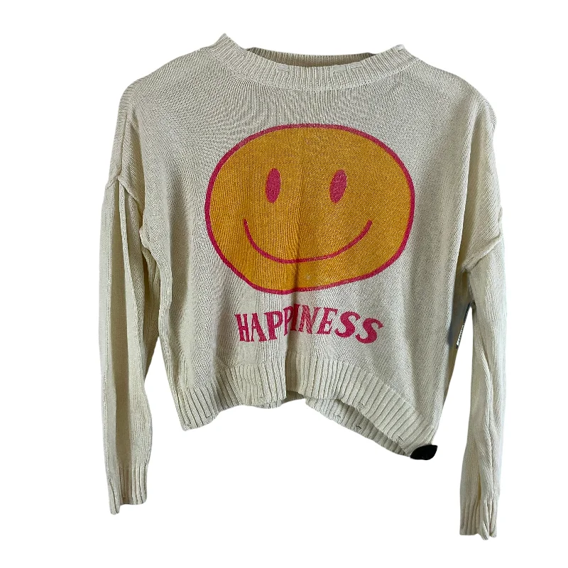 Crazy Deals Sweater By Kori America In Cream, Size: S