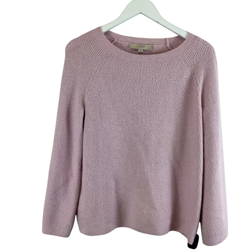 Huge Discounts Sweater By Loft In Pink, Size: S