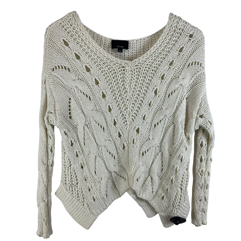 Hot Deal Sweater By Lumiere In Cream, Size: S