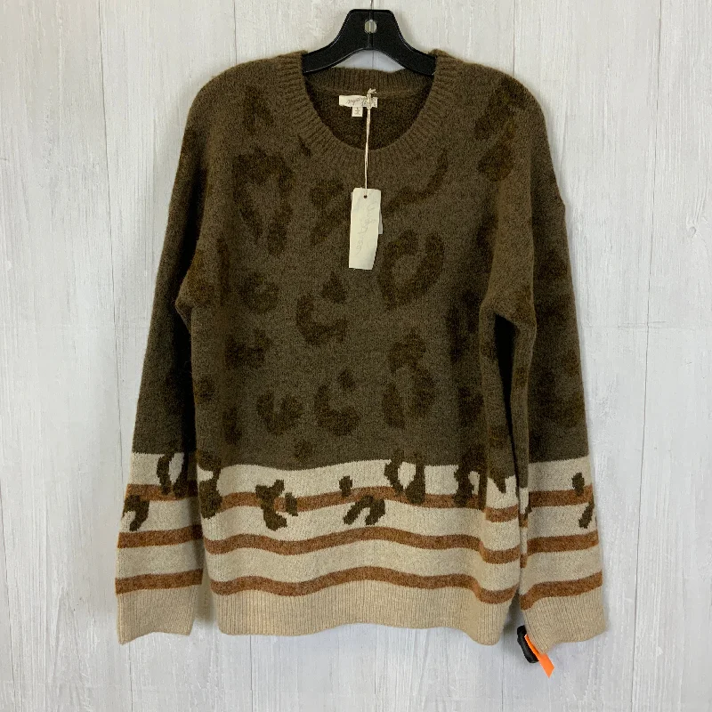 Amazing Deals Sweater By Mystree In Brown, Size: L
