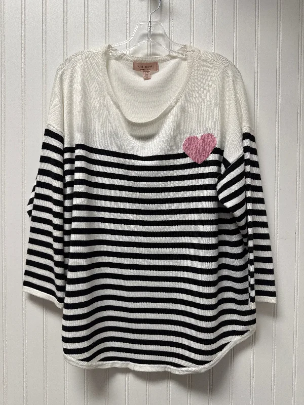 Lowest Price Sweater By Philosophy In Striped Pattern, Size: 1x