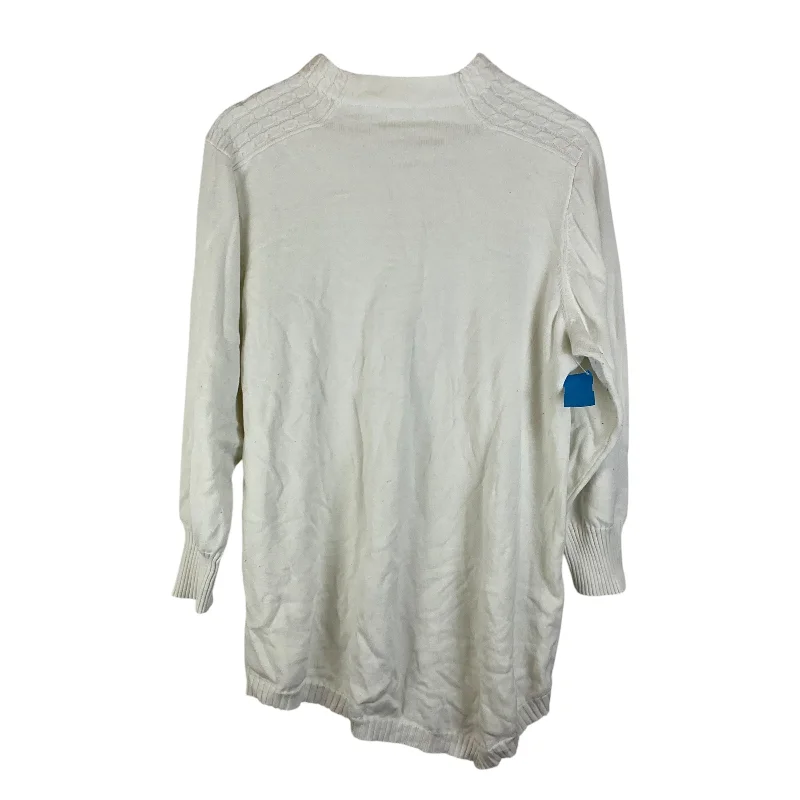 Price Rollback Sweater By Rafaella In White, Size: 1x