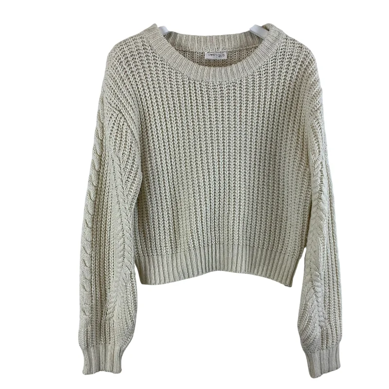 Sale Event Sweater By Vestique In White, Size: S