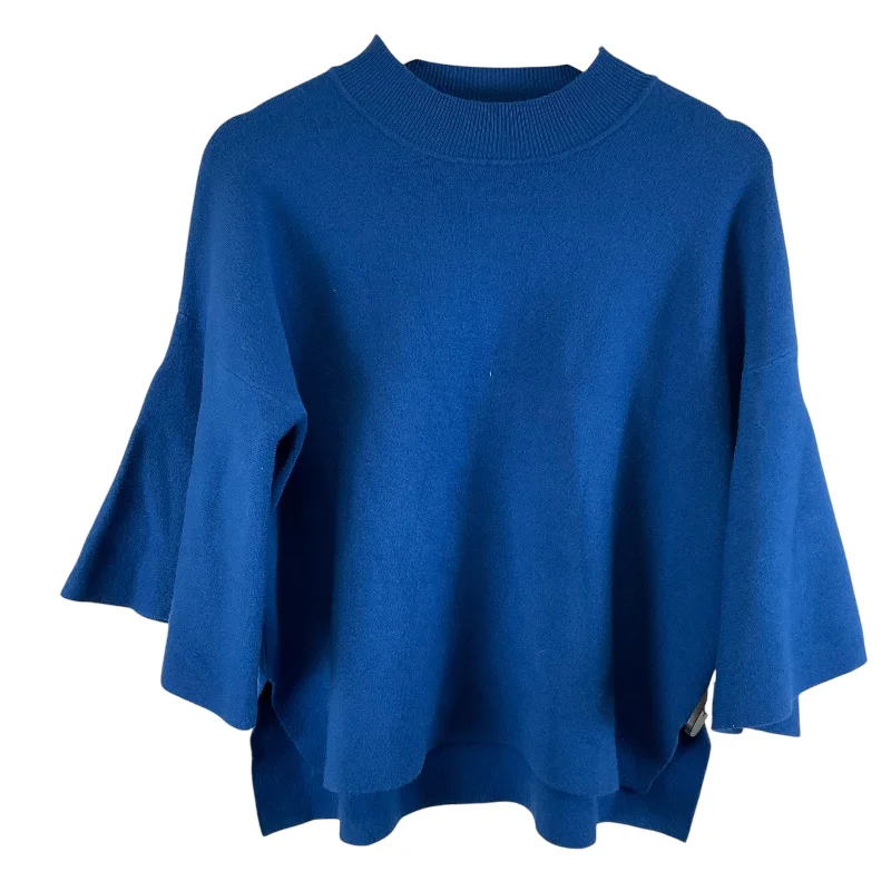 Final Clearance Sweater By Zenana Outfitters In Blue, Size: S