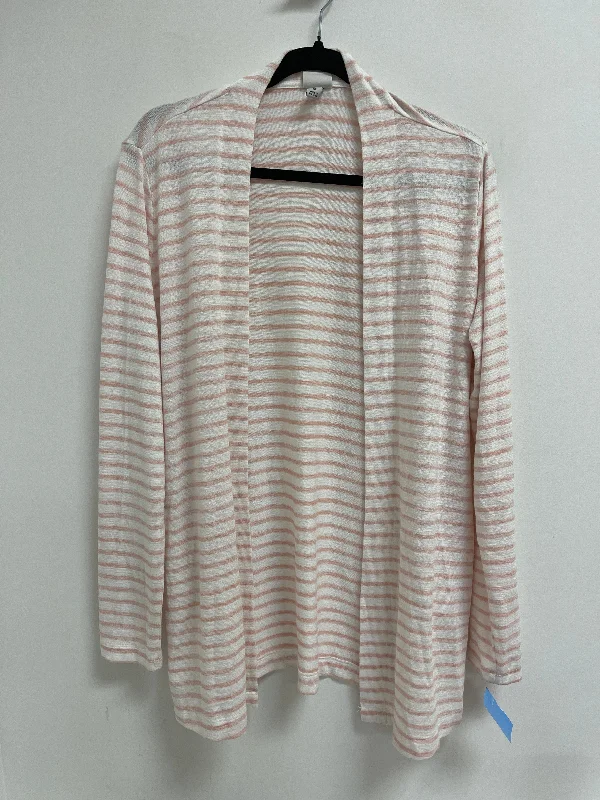 New Deals Sweater Cardigan By A New Day In Pink & White, Size: M