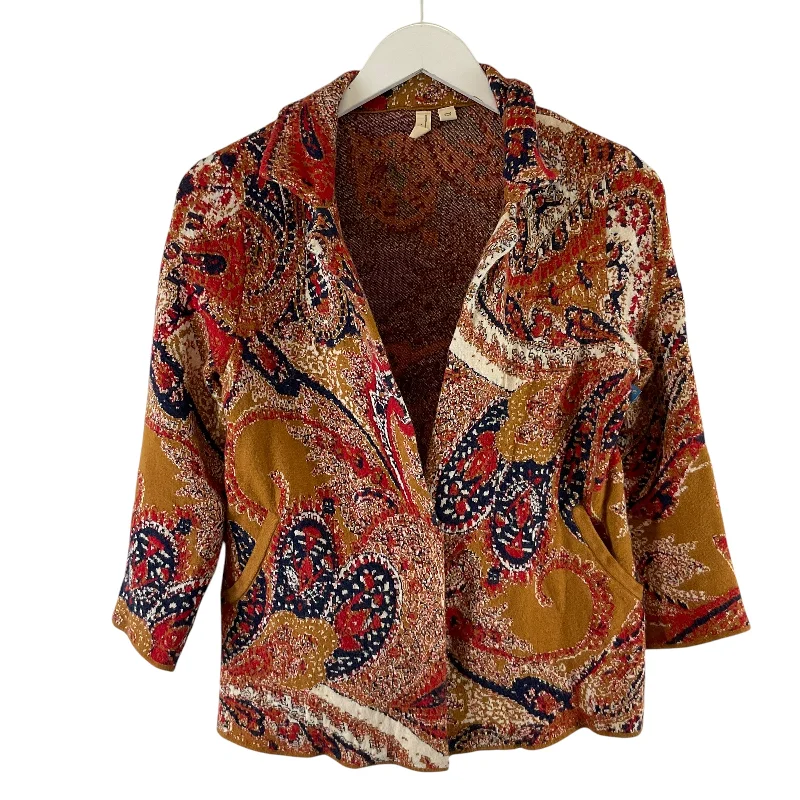 Price Fest Sweater Cardigan By Anthropologie In Multi-colored, Size: Xs