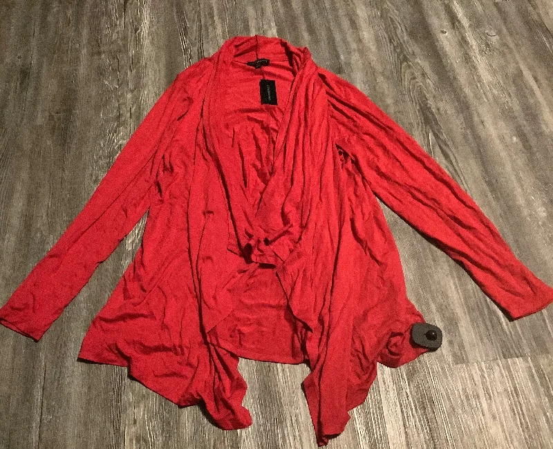 Best Seller Sweater Cardigan By Lane Bryant In Red, Size: Xl