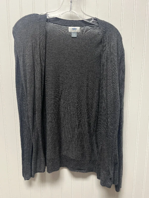 TIME-Limited Offer Sweater Cardigan By Old Navy In Grey, Size: M