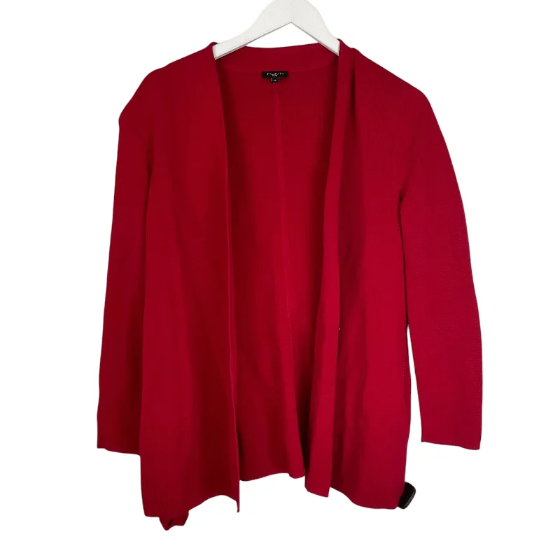 Price Slash Sweater Cardigan By Talbots In Red, Size: M