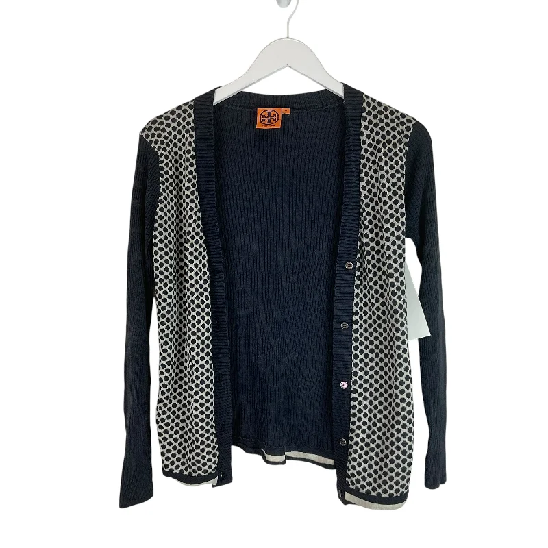 YEAR-End Sale Sweater Cardigan Designer By Tory Burch In Blue, Size: M