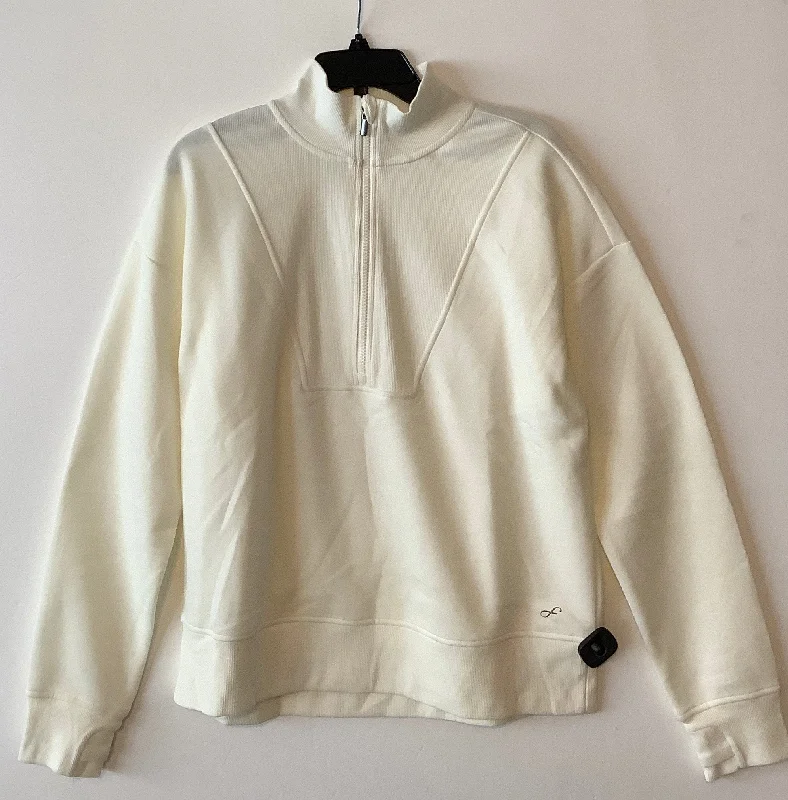 Sweatshirt Crewneck By Cme In Ivory, Size: L