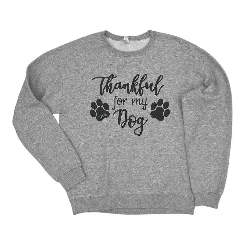 Take Advantage Sweatshirt Crewneck By Jerzees In Grey, Size:M