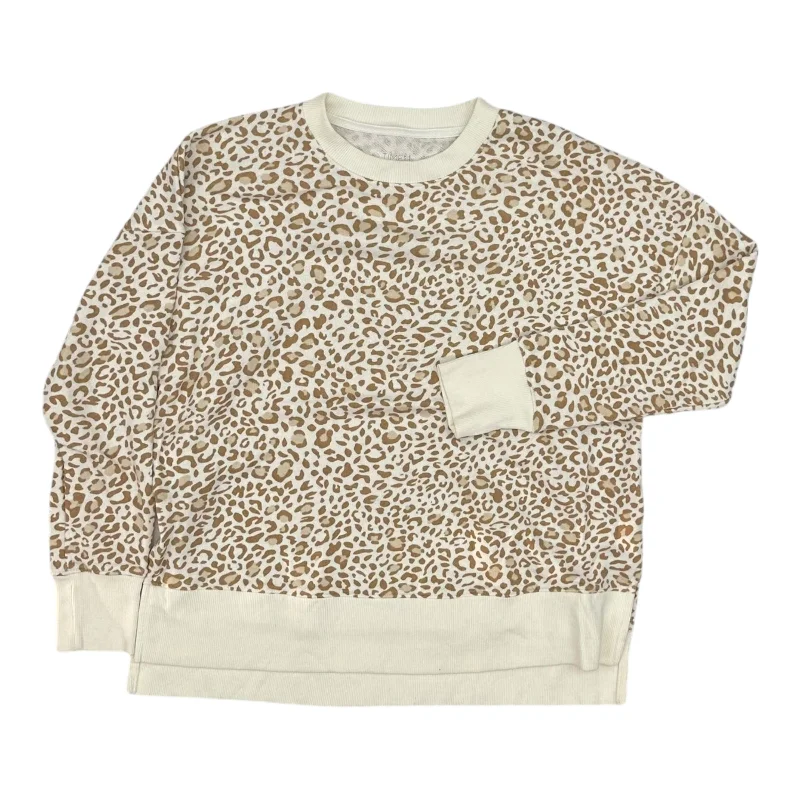 Buy Now SWEATSHIRT CREWNECK by TIME AND TRU In ANIMAL PRINT, Size: M