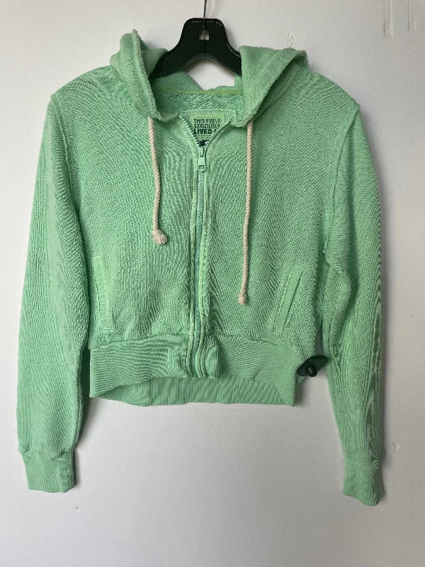 New Markdowns Sweatshirt Hoodie By American Eagle In Green, Size: M