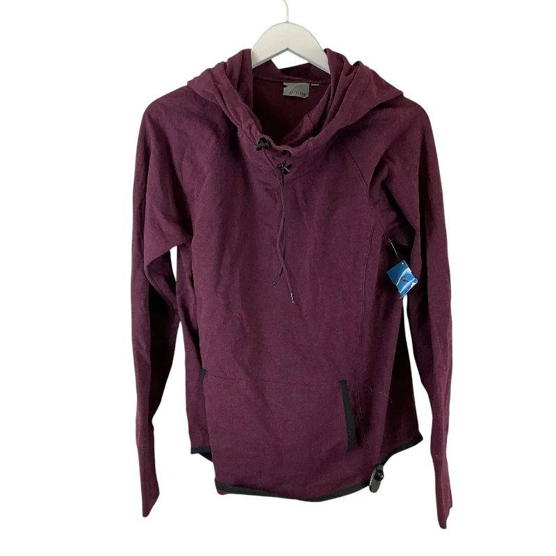 Can't Be Beat Sweatshirt Hoodie By Athleta In Purple, Size: L