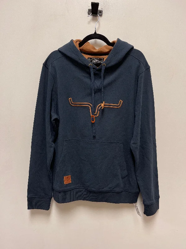 Limited Availability Sweatshirt Hoodie By Cmb In Navy, Size: S