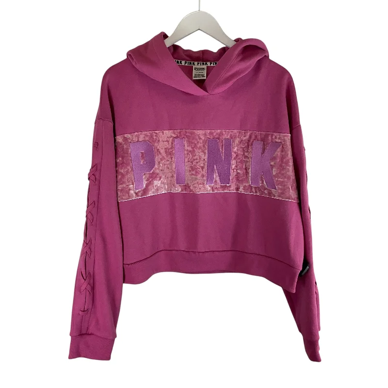 Big Savings Sweatshirt Hoodie By Pink In Pink, Size: L