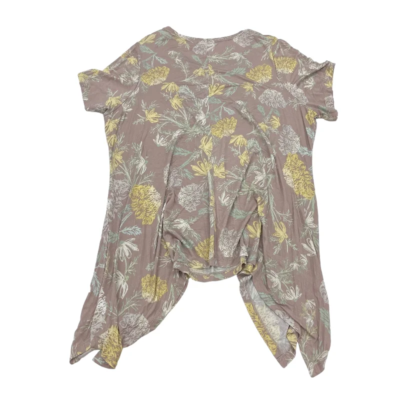 Shop and Save TAN LOGO TOP SS, Size 2X