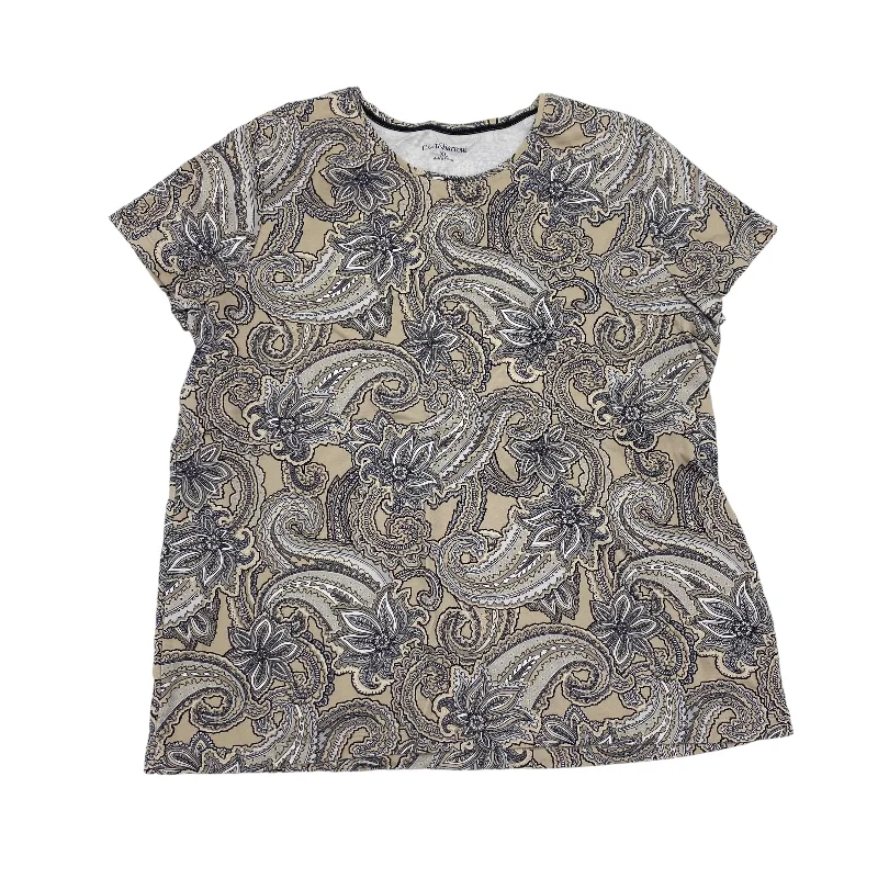 Stock Up and Save TAN TOP SS by CROFT AND BARROW Size:XL