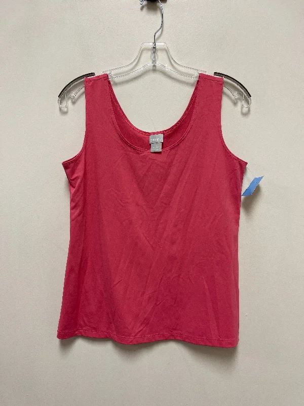 Deal Zone Tank Top By Chicos In Pink, Size: M