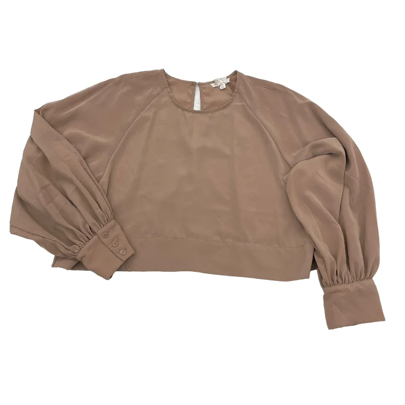 Final Clearance TAUPE TOP LS by PROLOGUE Size:XXL
