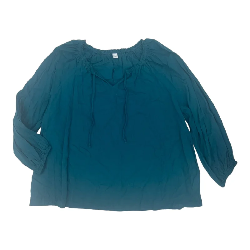 Special Buy TEAL OLD NAVY TOP LS, Size XXL
